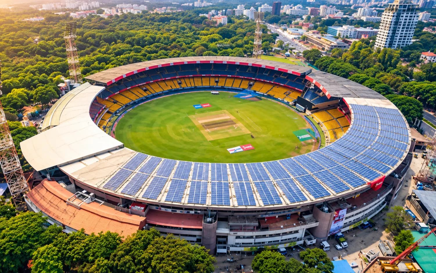 Bangalore roots — M. Chinnaswamy Stadium