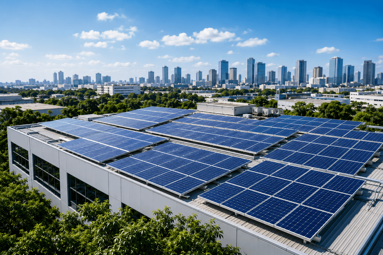 Solar for commercial properties and benefits.