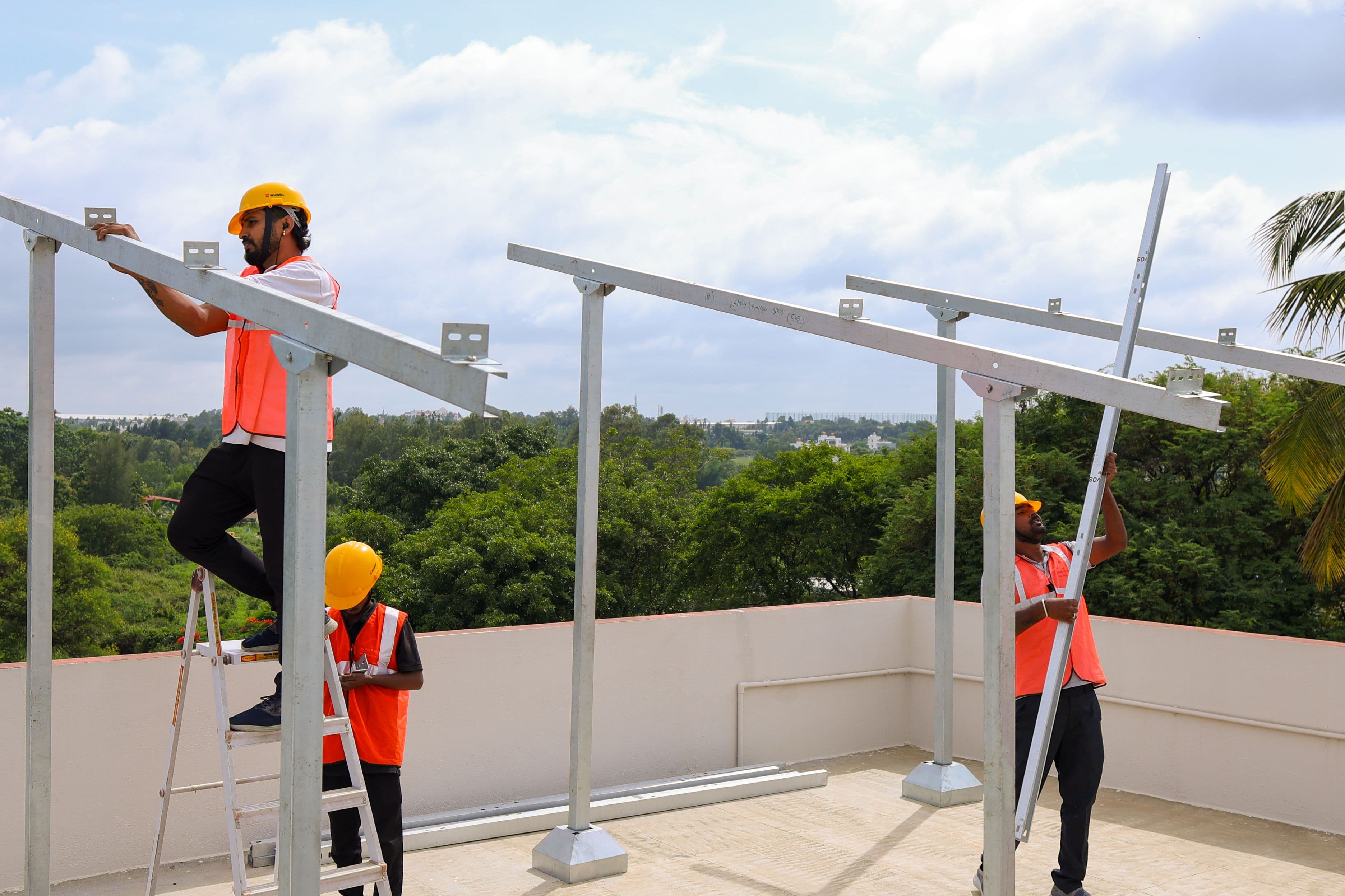 home solar installation